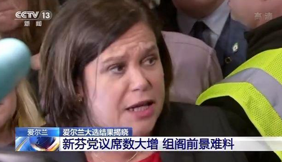 爱尔兰大选结果揭晓 新芬党议席数大增 组阁前景难料