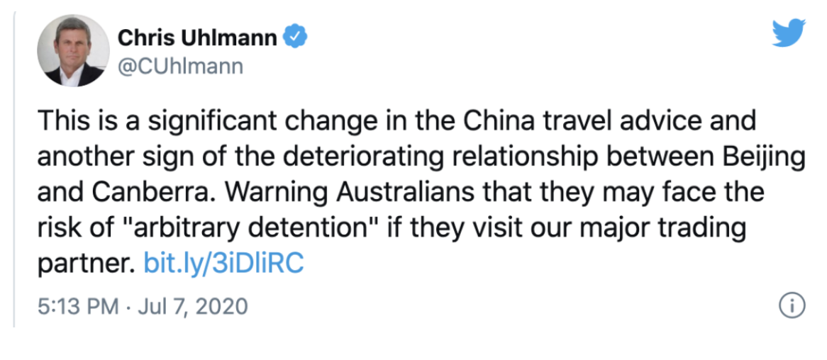 突发！澳洲政府：澳洲人不要前往中国！墨尔本疫情“二次爆发”会蔓延至全澳？